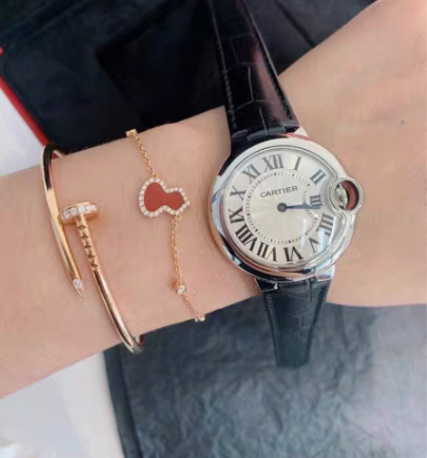 包邮卡.地.亚正品,33石英搭配美洲鳄鱼皮...