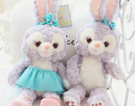 转卖萌可爱达菲熊新朋友星黛露长耳朵兔子毛绒...