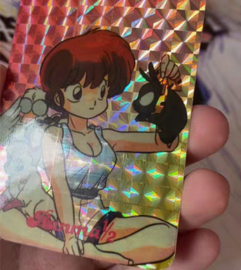 包邮乱马闪卡两张合售 有瑕疵如视频 感兴趣...