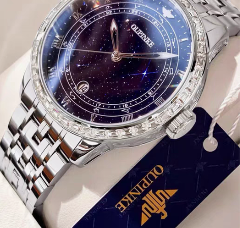 包邮瑞士欧品客新款正品名牌手表男士全自动机...