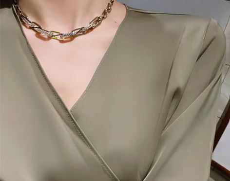 转卖CAROMAY复古链条项链女ins简约...