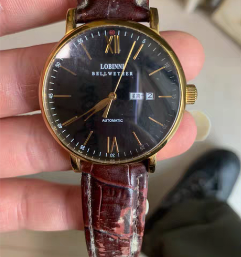 包邮Lobinni罗宾尼正品手表男新款全自...