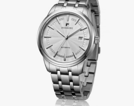 转卖罗西尼新品男士手表正品精钢防水日历腕表...