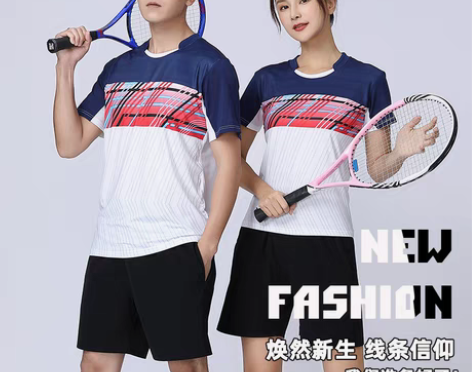 转卖【狂暑价】羽毛球服男女套装比赛球衣定制...