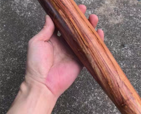 海南黄花梨防身棒，长度65cm、大头直径5...