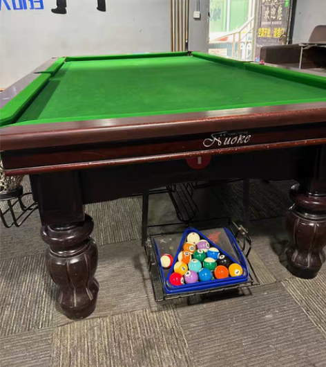 诺克台球桌，台球室专用，9成新，青石板 感...
