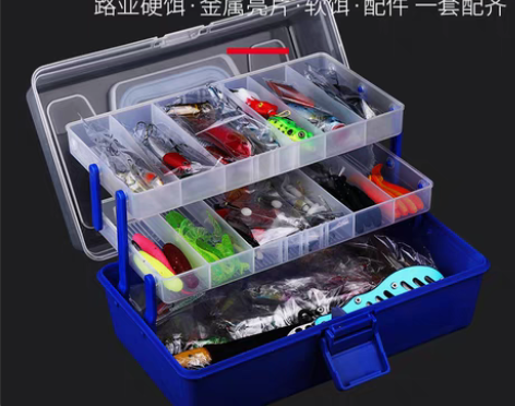转卖路亚饵套装亮片假饵淡水远投翘嘴米诺铅笔...