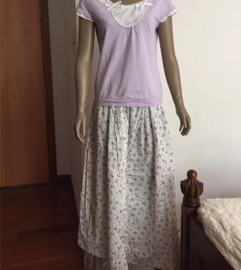 包邮淑女屋经典老款天鹅湖165码短袖上衣 ...