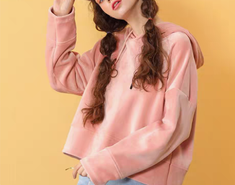 转卖诗曼朵2018秋冬新品韩版纯色反面加绒...