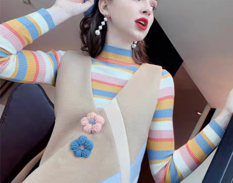 转卖芙娜妮时尚减龄连衣裙2020秋冬新款针...