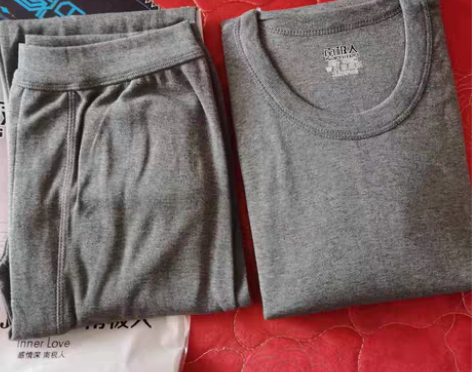 包邮【32包邮】男士纯棉秋衣秋裤套装 全棉...