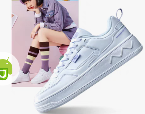 转卖361女鞋运动鞋2021秋冬新款空军一...