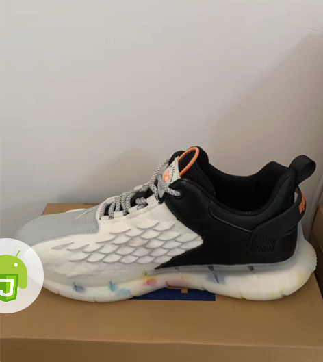 包邮鱼鳞运动鞋休闲鞋网面鞋，黑尾，泡沫鞋底...