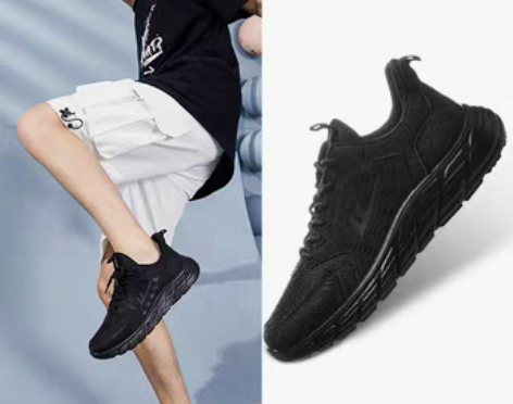 转卖回力男鞋运动鞋2022夏季新款黑色透气...