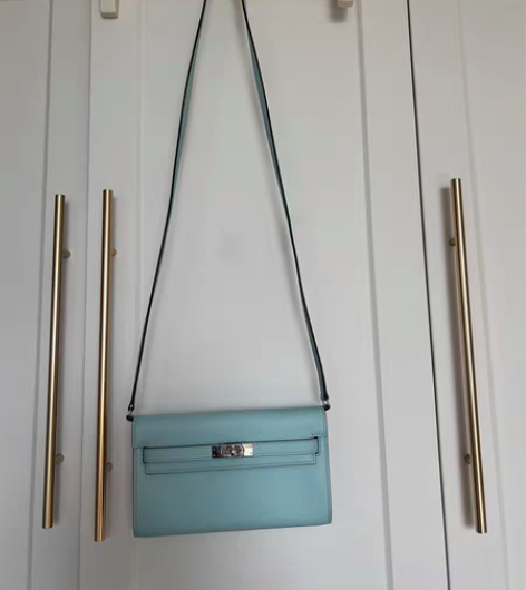 包邮HOUSEOFHELLO女包凯莉包 铂...