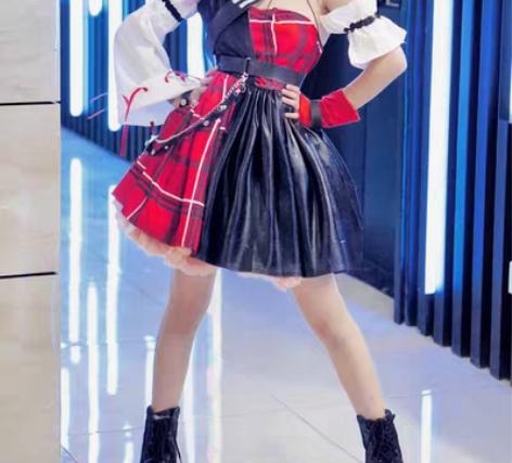 小乔音你心动cos服大全套 游场两次 微瑕...