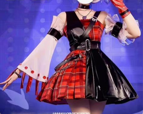 王者荣耀小乔音你心动cos服全套 L码无鞋...