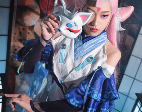 喵屋小铺貂蝉猫影幻舞cos服 九新，拍了一...