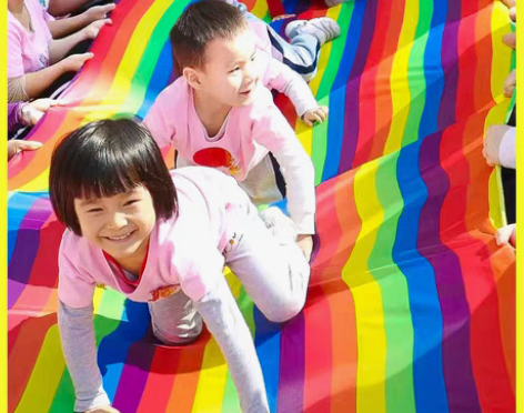 转卖【礼遇价】滑溜布幼儿园早教游戏道具儿童...