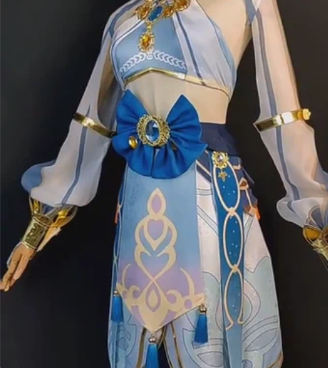 妮露cosplay蓝色服装 原神cos套装...