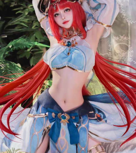 包邮原神cos服 妮露cosplay sm...