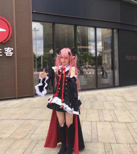 包邮克鲁鲁cos服 全套现货终结的炽天使白...