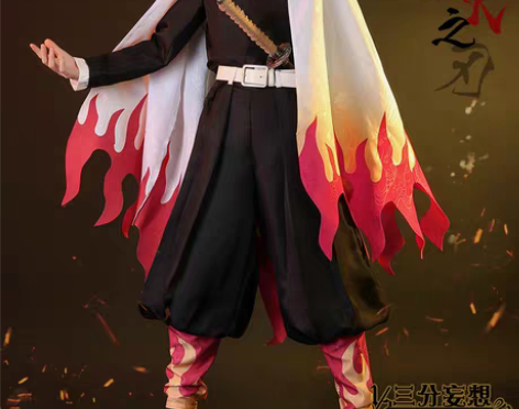 转卖三分妄想鬼灭之刃cos服炼狱杏寿郎鬼杀...