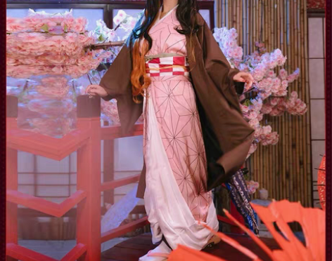 包邮【漫囧】鬼灭之刃 cos 祢豆子 灶门...
