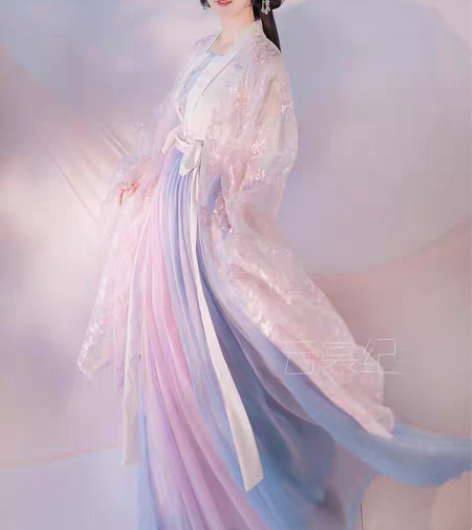 包邮#汉服齐胸襦裙  东月棠原创【春樱】汉...