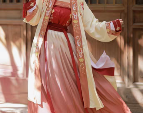 转卖醉婉亭汉服女正品【婉清】宋制长褙子对襟...