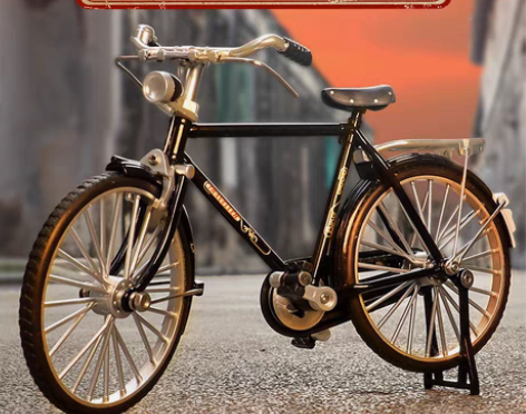 包邮1:10金属老式复古二八大杠自行车合金...