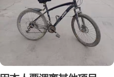 因本人要调离其他项目，转让铝合金Jeep牌...