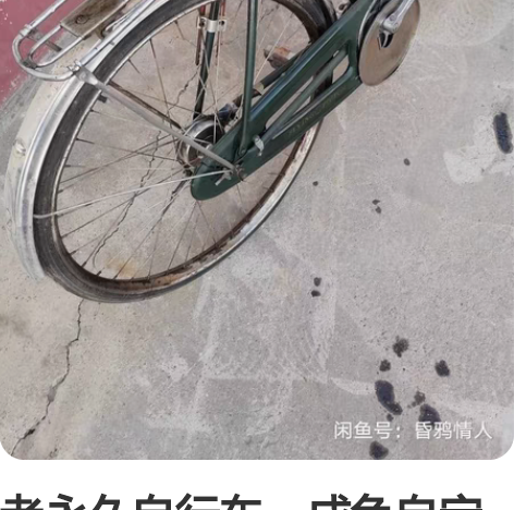 老永久自行车，成色自定义，标价即卖价，不含...
