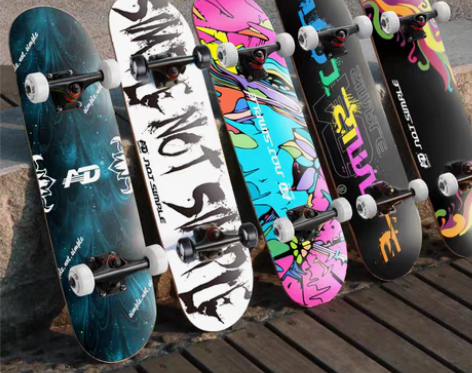 转卖AD专业滑板初学者成人男女生青少年双翘...