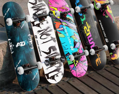 转卖AD专业滑板初学者成人男女生青少年双翘...