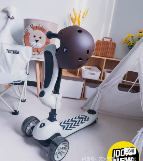 包邮贝易儿童滑板车男女孩单脚滑1-3-6岁...