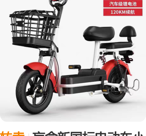 转卖盲盒新国标电动车小金果48V女士小型锂...
