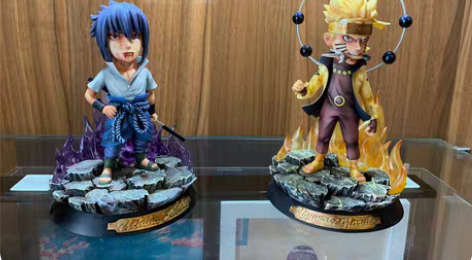 tes鸣人火影忍者正版雕像手办 仅展示不出...