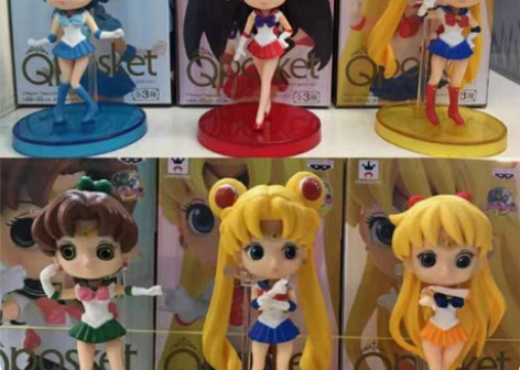 美少女战士 盒装 手办 盲盒 三个一组 套...