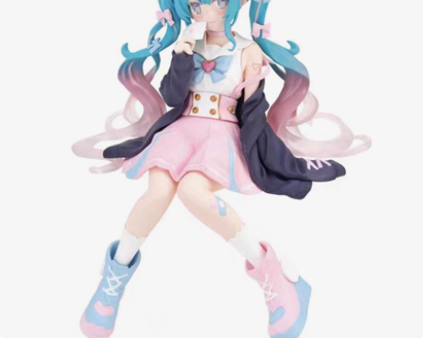 包邮初音手办初音未来恋爱水手水手服压泡面二...