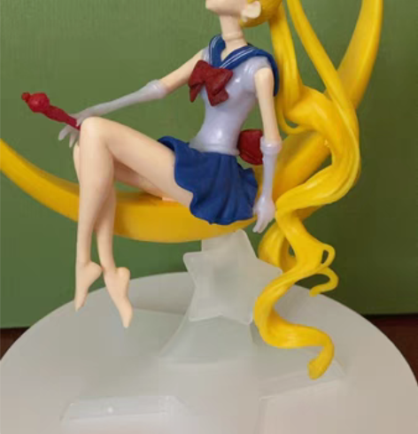 包邮水冰月美少女蛋糕装饰生日摆件月亮美女战...