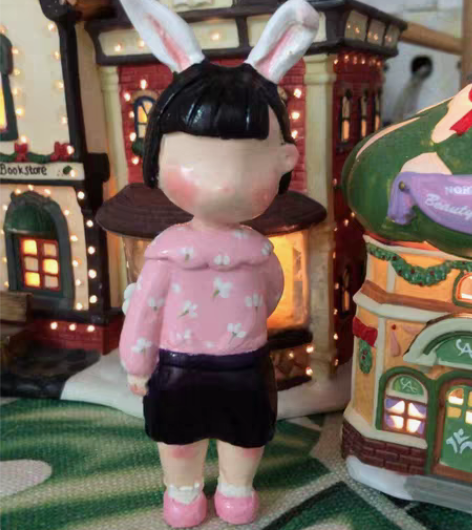 包邮出石塑粘土手作黏土作品 脖子处有粘合 ...