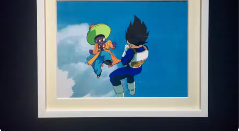 《七龙珠》贝吉塔VS人造人精美赛璐璐原片。...