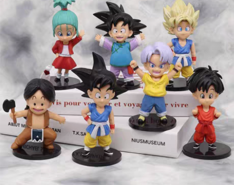 包邮7款七龙珠手办童年版 孙悟空 琪琪 特...