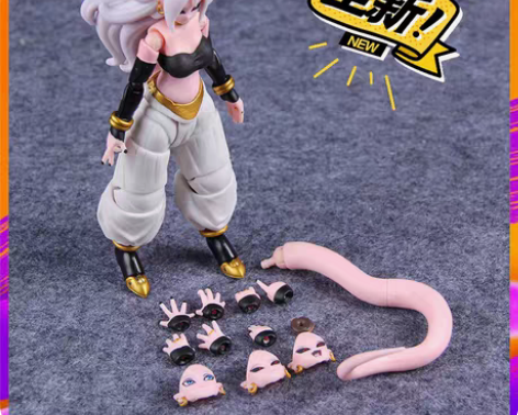 包邮七龙珠SHF 魔人布欧 人造人21号 ...