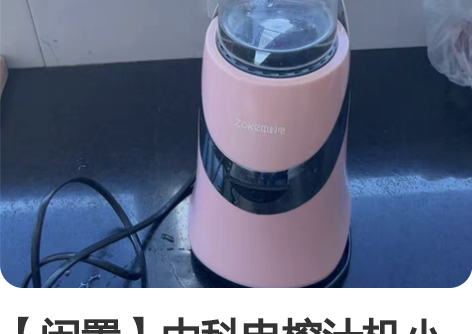 【闲置】中科电榨汁机小型家用炸汁便携式果汁...