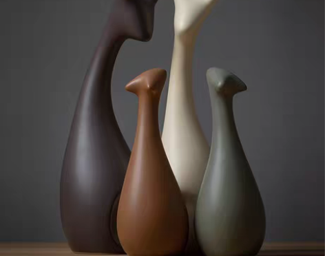 包邮北欧现代简约家居陶瓷工艺品客厅酒柜装饰...