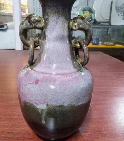 包邮磁州窑老花瓶七八十年代磁州窑老花瓶，象...