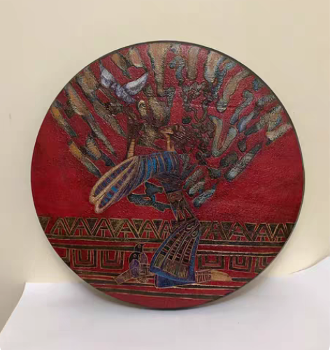 木雕板画 装饰品 民族工艺品 老货 民族工...