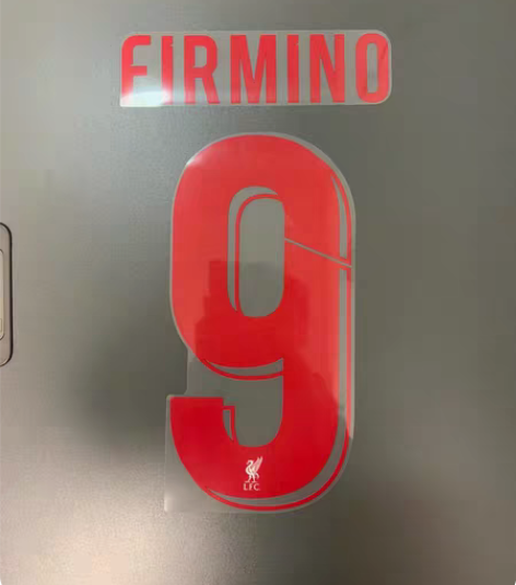 包邮利物浦红色杯赛字，9号菲尔米诺，适用于...